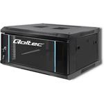 Qoltec 19" závesný rack 4U/450mm, čierny