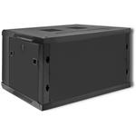 Qoltec 19" závesný rack 9U/450mm, čierny