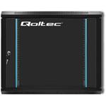 Qoltec 19" závesný rack 9U/450mm, čierny