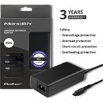Qoltec adaptér pre notebooky Dell 65W, 19.5V, 3.34 A, 4.0x1.7, 4.5x3.0, 7.4x5.0 mm