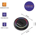 Qoltec dokovacia stanica pre M.2 SSD NVMe a SATA, USB-C