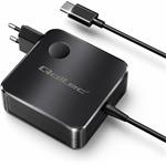 Qoltec GaN super rýchla nabíjačka USB-C, 65W