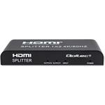 Qoltec HDMI splitter 1-2 porty, 6Gb/s