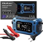 Qoltec inteligentná autonabíjačka, 12V, 15A