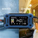 Qoltec inteligentná autonabíjačka, 12V, 15A