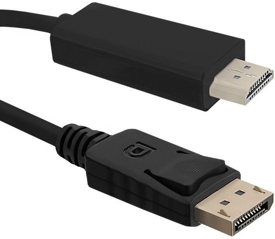 Qoltec kábel DisplaPort na HDMI v 1.1 M/M, prepojovací 2,0m