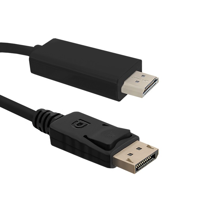 Qoltec kábel DisplaPort na HDMI v 1.2 M/M, prepojovací 2,0m