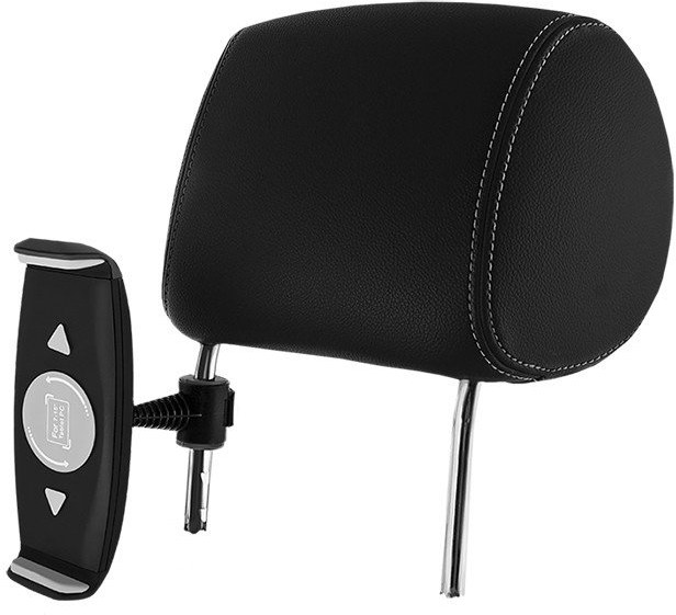 Qoltec nastaviteľný držiak do auta na opierku hlavy 7-15" Windshield Mount