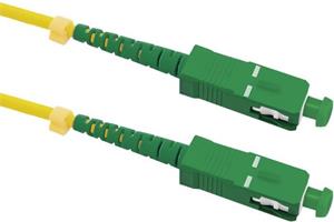 Qoltec optický kábel pre internet SC/APC-SC/APC Singlemode | 9/125, pre Orange a Magio, 5m