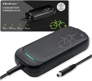 Qoltec rýchla nabíjačka pre kolobežky Xiaomi 36V, 42V, 2A, 8,0 x5,5mm