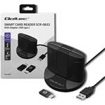 Qoltec SCR-0632, eID čítačka kariet a občianskych preukazov, USB type C, USB A
