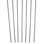 Qoltec sťahovacia páska 3.6x300 100ks nylon UV čierna