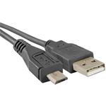 Qoltec USB2.0A-microUSB2.0 kábel M/M, 1.8m, prepojovací, čierny