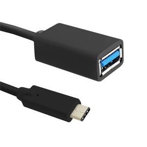 Qoltec USB3.1C-USB3.0 kábel M/F, 0.25m, prepojovací