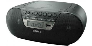 Rádio SONY ZS-PS30CPB USB - Black + Flash disk USM8GM