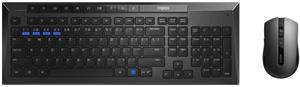 RAPOO 8200M, set klávesnica a myš CZ/SK, čierny