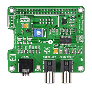 RASPBERRY Pi RaspyPlay4 rozširujúca doska
