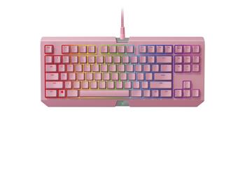 Razer BlackWidow Tournament Edition Chroma V2 Quartz Ed., růžová