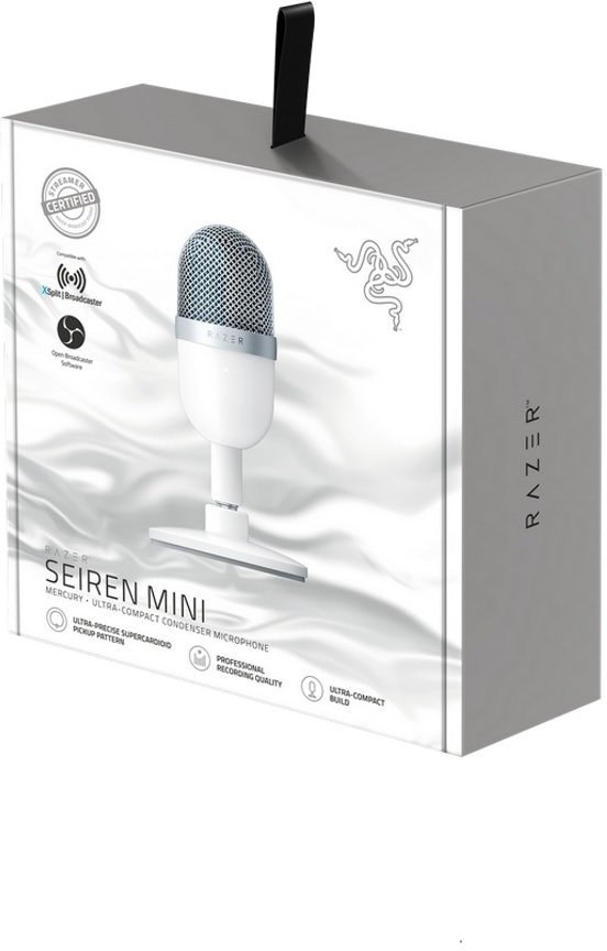 Razer Seiren Mini - Mercury | VÝPREDAJ | Datacomp.sk