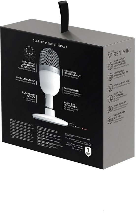 Razer Seiren Mini - Mercury | VÝPREDAJ | Datacomp.sk