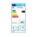 RCNA 365 E30ZX chladnička kombi BEKO