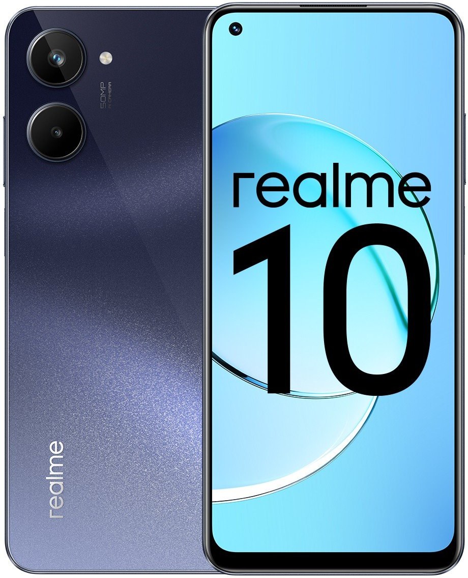 Realme 10, 128 GB, Dual SIM, čierny