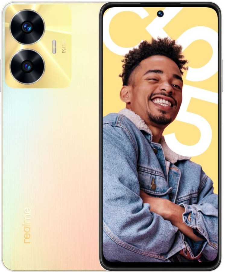 Realme C55, 256 GB, Dual SIM, zlatý
