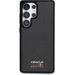 Red Bull Carbon Shiny Logo MagSafe kryt pre Samsung Galaxy S25 Ultra, čierny