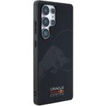 Red Bull Leather Meshed Debossed Logo MagSafe kryt pre Samsung Galaxy S25 Ultra, modrý