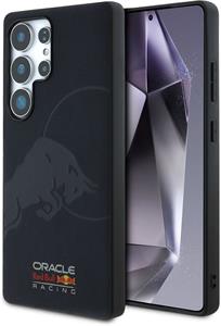 Red Bull Leather Meshed Debossed Logo MagSafe kryt pre Samsung Galaxy S25 Ultra, modrý