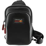Red Bull PU Carbon Crossbody taška na telefón, čierna