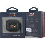 Red Bull PU karbonové puzdro pre AirPods 4, čierne