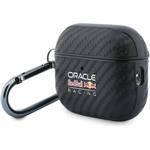 Red Bull PU karbonové puzdro pre AirPods Pro 3, čierne