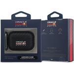 Red Bull PU karbonové puzdro pre AirPods Pro 3, čierne