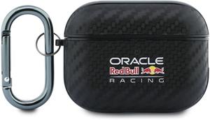 Red Bull PU karbonové puzdro pre AirPods Pro 3, čierne