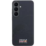 Red Bull PU Leather Meshed Debossed Bull Magnetic kryt pre Samsung Galaxy S26 FE, modrý