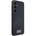 Red Bull PU Leather Meshed Debossed Bull Magnetic kryt pre Samsung Galaxy S26 FE, modrý