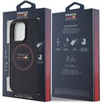 Red Bull PU Leather Red Ring MagSafe kryt pre iPhone 13 Pro, modrý