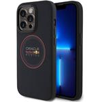 Red Bull PU Leather Red Ring MagSafe kryt pre iPhone 13 Pro, modrý