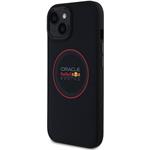 Red Bull PU Leather Red Ring MagSafe kryt pre iPhone 14, modrý