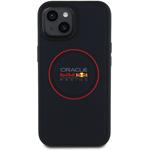 Red Bull PU Leather Red Ring MagSafe kryt pre iPhone 14, modrý