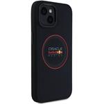 Red Bull PU Leather Red Ring MagSafe kryt pre iPhone 14, modrý