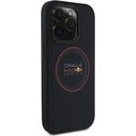 Red Bull PU Leather Red Ring MagSafe kryt pre iPhone 14 Pro, modrý