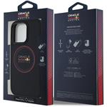 Red Bull PU Leather Red Ring MagSafe kryt pre iPhone 14 Pro, modrý