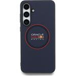 Red Bull PU Leather Red Ring MagSafe kryt pre Samsung Galaxy S25 FE, modrý