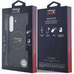 Red Bull PU Leather Red Ring MagSafe kryt pre Samsung Galaxy S25 FE, modrý