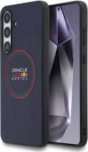 Red Bull PU Leather Red Ring MagSafe kryt pre Samsung Galaxy S25 FE, modrý