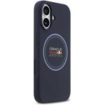 Red Bull Silicone Blue Ring MagSafe kryt pre iPhone 17, modrý