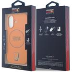 Red Bull Silicone Blue Ring MagSafe kryt pre iPhone 17, oranžový