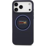 Red Bull Silicone Blue Ring MagSafe kryt pre iPhone 17 Pro Max, modrý